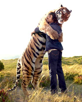 hayvanlar ve insanlar arasındaki sevgi