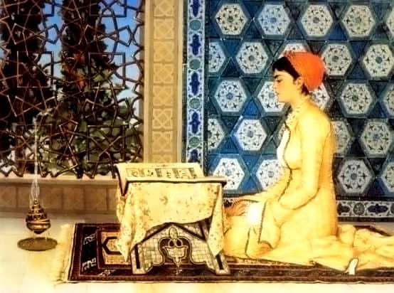 Kuran Okuyan Kız - Osman Hamdi Bey