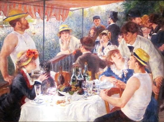 Pierre Auguste Renoir - Tekne Partisi Öğle Yemeği 